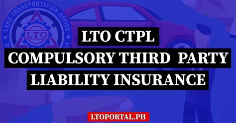 ectpl insurance|How to Apply Compulsory Third Party Liability (CTPL) .